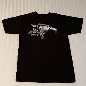 Animal Black Graphic Tee - Short Sleeve